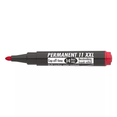 Alkoholos marker ICO Permanent 11 XXL piros