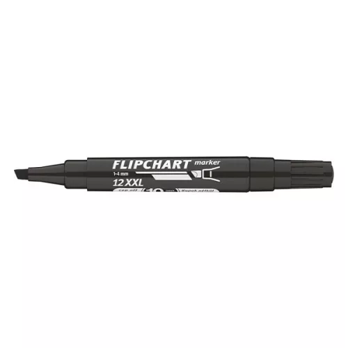 Flipchart marker ICO Artip 12 XXL vágott fekete 1-4mm