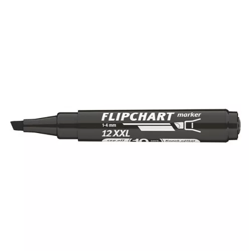 Flipchart marker ICO Artip 12 XXL vágott fekete 1-4mm