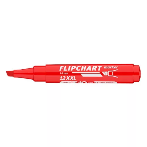 Flipchart marker ICO Artip 12 XXL vágott piros 1-4mm