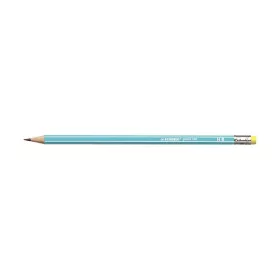   Grafitceruza STABILO Pencil 160 HB hatszögletű radíros kék