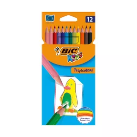 Színes ceruza BIC Kids Tropicolors hatszögletű 12 darabos