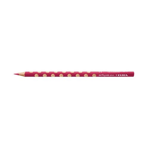 Színes ceruza LYRA Groove Slim háromszögletű vékony ciklámen