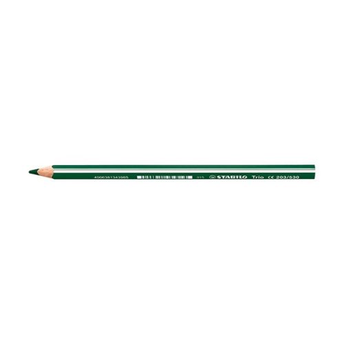 Színes ceruza STABILO Trio thick háromszögletű vastag zöld