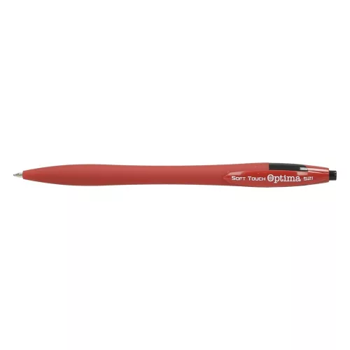 Golyóstoll OPTIMA nyomógombos 521 piros