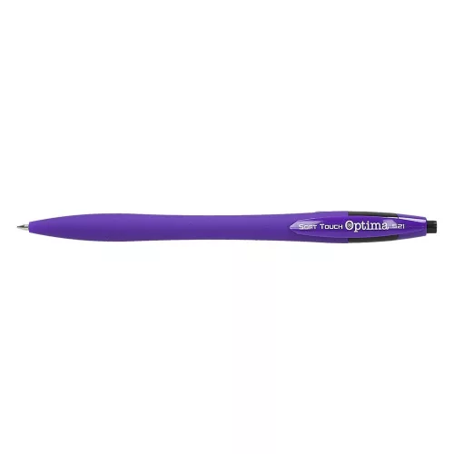 Golyóstoll OPTIMA nyomógombos 521 lila