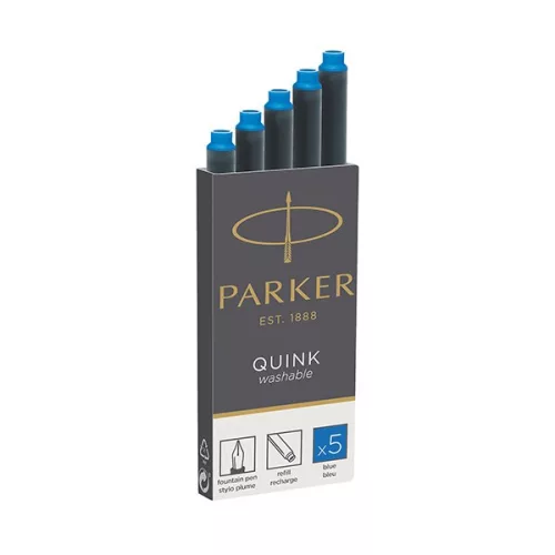 Tintapatron PARKER Royal mosható kék 5 darabos