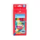 Színes ceruza FABER-CASTELL Aquarell hatszögletű 12 darabos+ecset