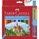Színes ceruza FABER-CASTELL hatszögletű 24 darabos+ 3 db kétvégű színes ceruza