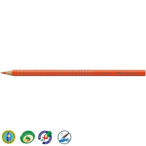 Színes ceruza FABER-CASTELL Grip 2001 háromszögletű sötét narancssárga