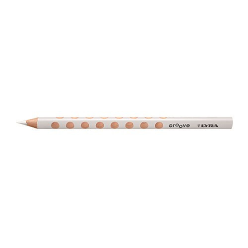 Színes ceruza LYRA Groove háromszögletű vastag fehér