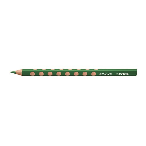 Színes ceruza LYRA Groove háromszögletű vastag sötét zöld