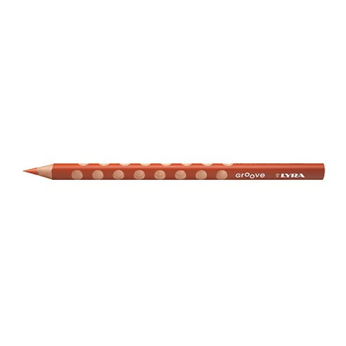 Színes ceruza LYRA Groove háromszögletű vastag velencei vörös