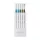 Tűfilc UNI EMOTT 5 darabos 0,4mm (égkék, türkiz, pálmazöld, sötétsárga, barna)
