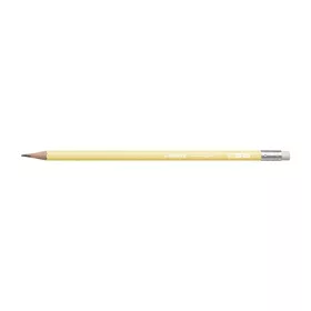   Grafitceruza STABILO Swano Pastel HB hatszögletű radíros sárga