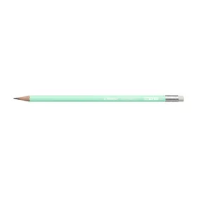   Grafitceruza STABILO Swano Pastel HB hatszögletű radíros zöld