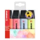 Szövegkiemelő készlet STABILO Boss Original Pastel 1-5mm 4 darabos