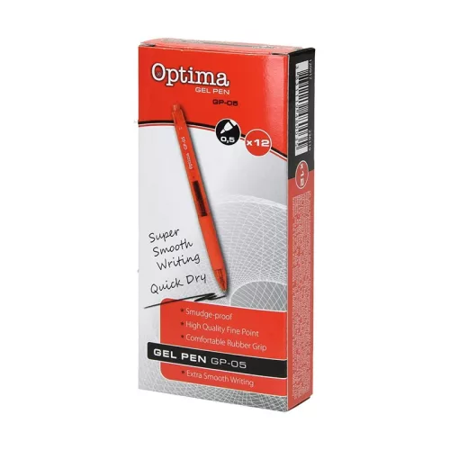 Zseléstoll OPTIMA GP-05 0,5mm piros