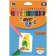 Színes ceruza BIC Kids Tropicolors hatszögletű 18 darabos