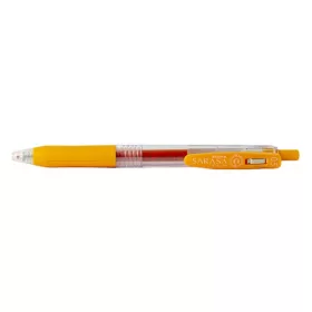   Zseléstoll ZEBRA Sarasa Clip nyomógombos 0,5 mm narancssárga