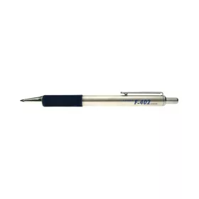 Golyóstoll ZEBRA F-402 nyomógombos 0,7 mm kék