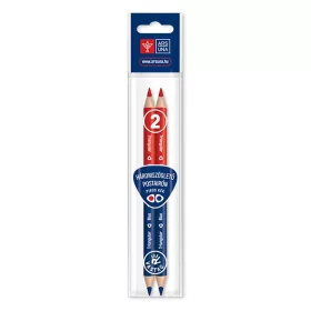   Postairon ARS UNA háromszögletű vastag piros-kék 2 darabos