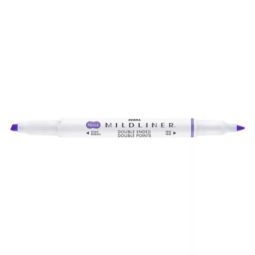Szövegkiemelő kétvégű ZEBRA Mildliner cool & refined 1,4-4,0 mm lila