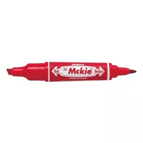 Alkoholos marker kétvégű ZEBRA Hi-Mckie 2,0-4,0 mm piros
