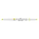 Szövegkiemelő kétvégű ZEBRA Mildliner fluorescent 1,4-4,0 mm sárga