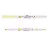 Szövegkiemelő kétvégű ZEBRA Mildliner fluorescent 1,4-4,0 mm sárga