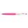 Golyóstoll ICO 70 nyomógombos pasztell pink tolltest 0,8mm kék írásszín