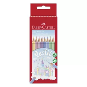   Színes ceruza FABER-CASTELL Pasztell hatszögletű 10 darabos