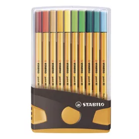   Tűfilc STABILO Point 88 colorparade szürke-sárga 20 darabos