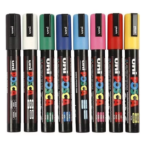 Filctoll UNI Posca PC-5M 8 darabos