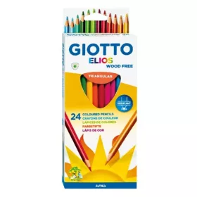 Színes ceruza GIOTTO Elios háromszögletű 24 darabos