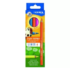 Színes ceruza LYRA Super ferby neon 6 darabos
