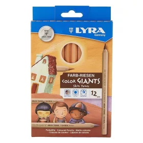 Színes ceruza LYRA Color giant bőrtónusú 12 darabos