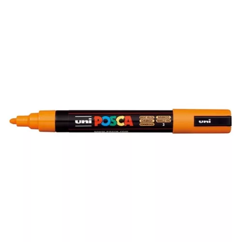 Filctoll UNI Posca PC-5M ragyogó sárga