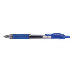   Zseléstoll ZEBRA Sarasa Retractable nyomógombos 0,7 mm kék
