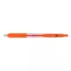 Zseléstoll ZEBRA Sarasa nyomógombos 0,5 mm narancspiros