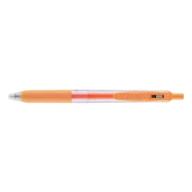   Zseléstoll ZEBRA Sarasa Clip Milk nyomógombos 0,5 mm pasztell narancs