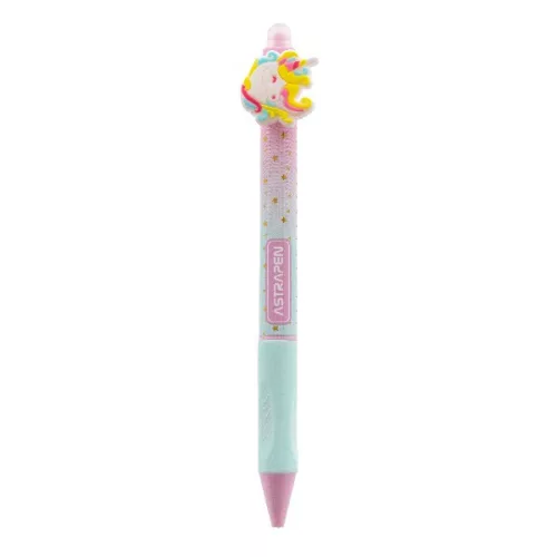 Golyóstoll ASTRA PEN radírozható pasztell unikorn 0,5 mm