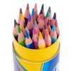Színes ceruza ASTRA háromszögletű henger dobozban hegyezővel 24 színű