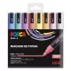 Filctoll UNI Posca PC-5M pasztell színek 8 darabos