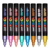 Filctoll UNI Posca PC-5M metál színek 8 darabos