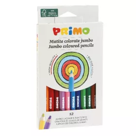 Színes ceruza PRIMO jumbo hatszögletű 12 darabos