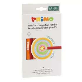 Színes ceruza PRIMO jumbo háromszögletű 12 darabos