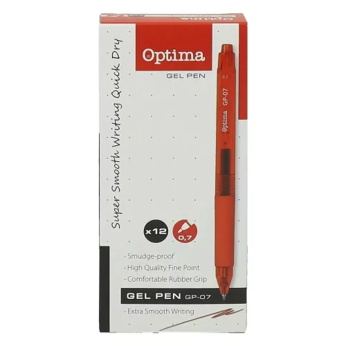 Zseléstoll OPTIMA GP-07 0,7mm piros