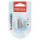 Hegyező OPTIMA fém 1 lyukú 1db/bliszter