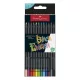 Színes ceruza FABER-CASTELL Black Edition fekete testű 12 darabos